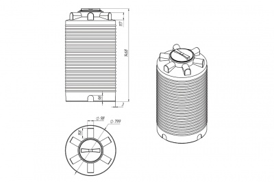 Емкость ЭВЛ-Т 500л в Москве
